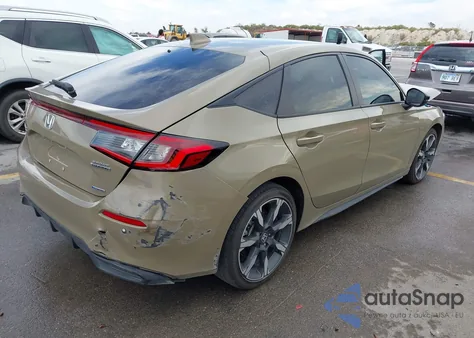 2025 Honda Civic Hybrid Sport Touring z USA, uszkodzony, nr VIN 19XFL4H96SE008223